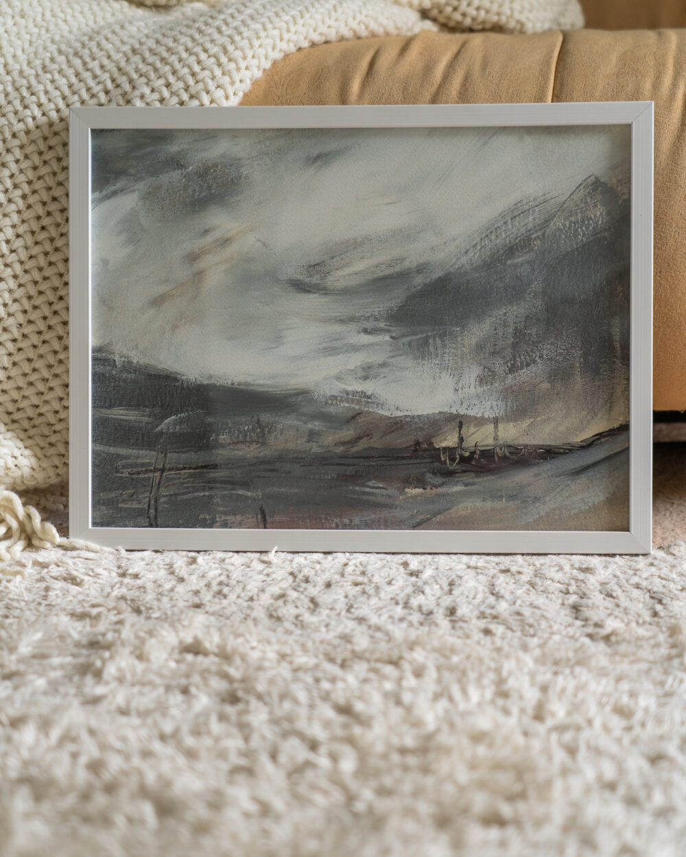 A holiday at the lake - print